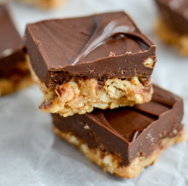 No-Bake Chocolate Pretzel