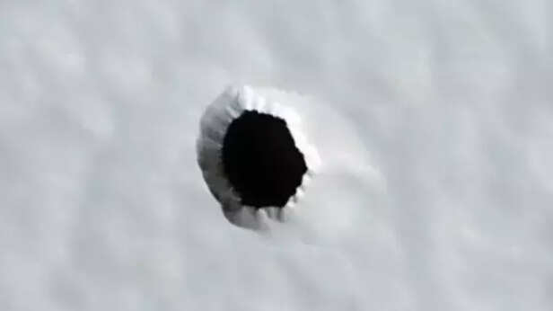 This pit crater could hel