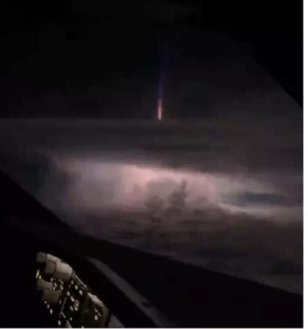The blue jet is a form of