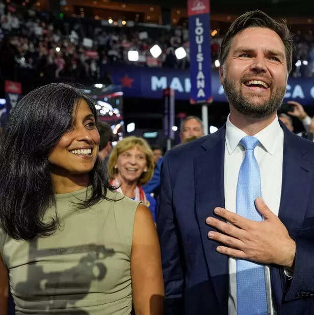 JD Vance with Usha Chiluk