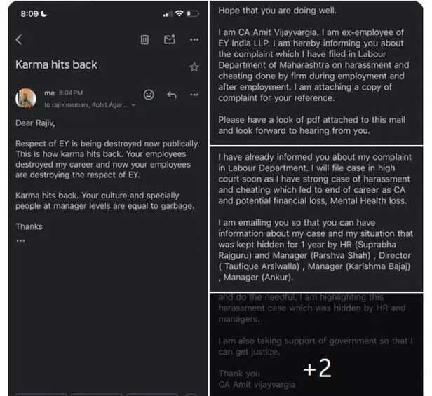 'Karma hits back': ex-emp