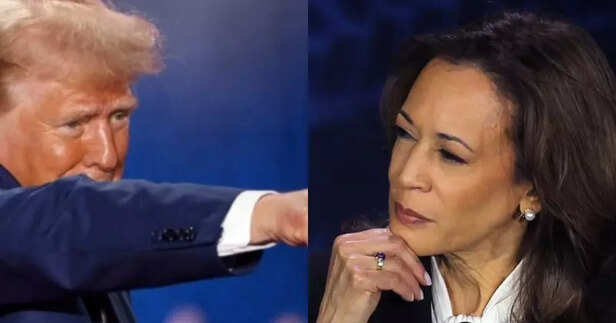 Donald Trump and Kamala H