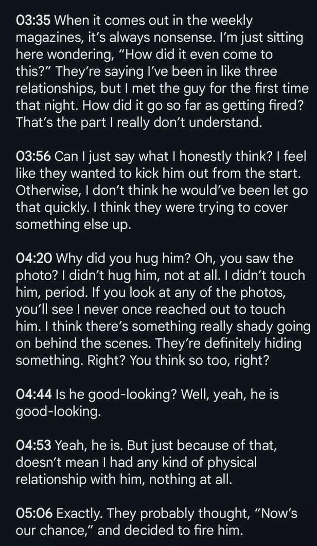 Asuka Kirara's remarks tr