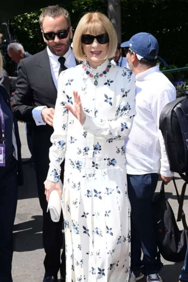 Anna Wintour at Wimbledon