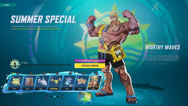 Worthy Waves Thor skin in