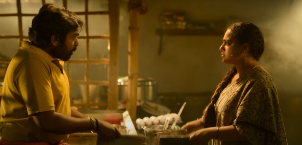 Vijay Sethupathi (L) and 