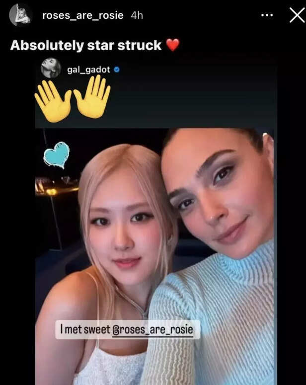 Gal Gadot and BLACKPINK's
