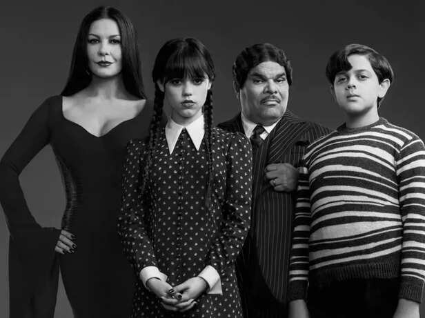 Wednesday Addams with her